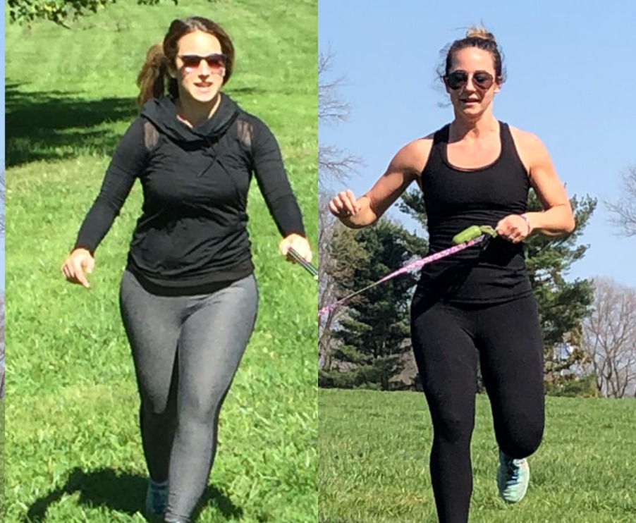 Member 1, before (left) and after (right) Fresh Start Nutrition