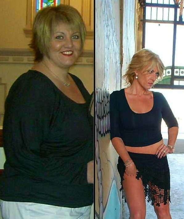 Member 4, before (left) and after (right) Fresh Start Nutrition