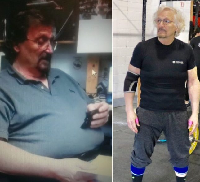 Member 6, before (left) and after (right) Fresh Start Nutrition